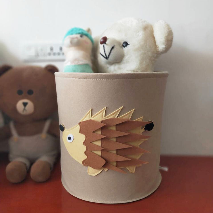 Cartoon Felt Storage Bucket - HomeCore