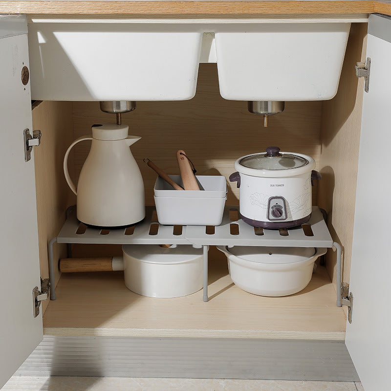 Telescopic Kitchen Supplies Rack - HomeCore